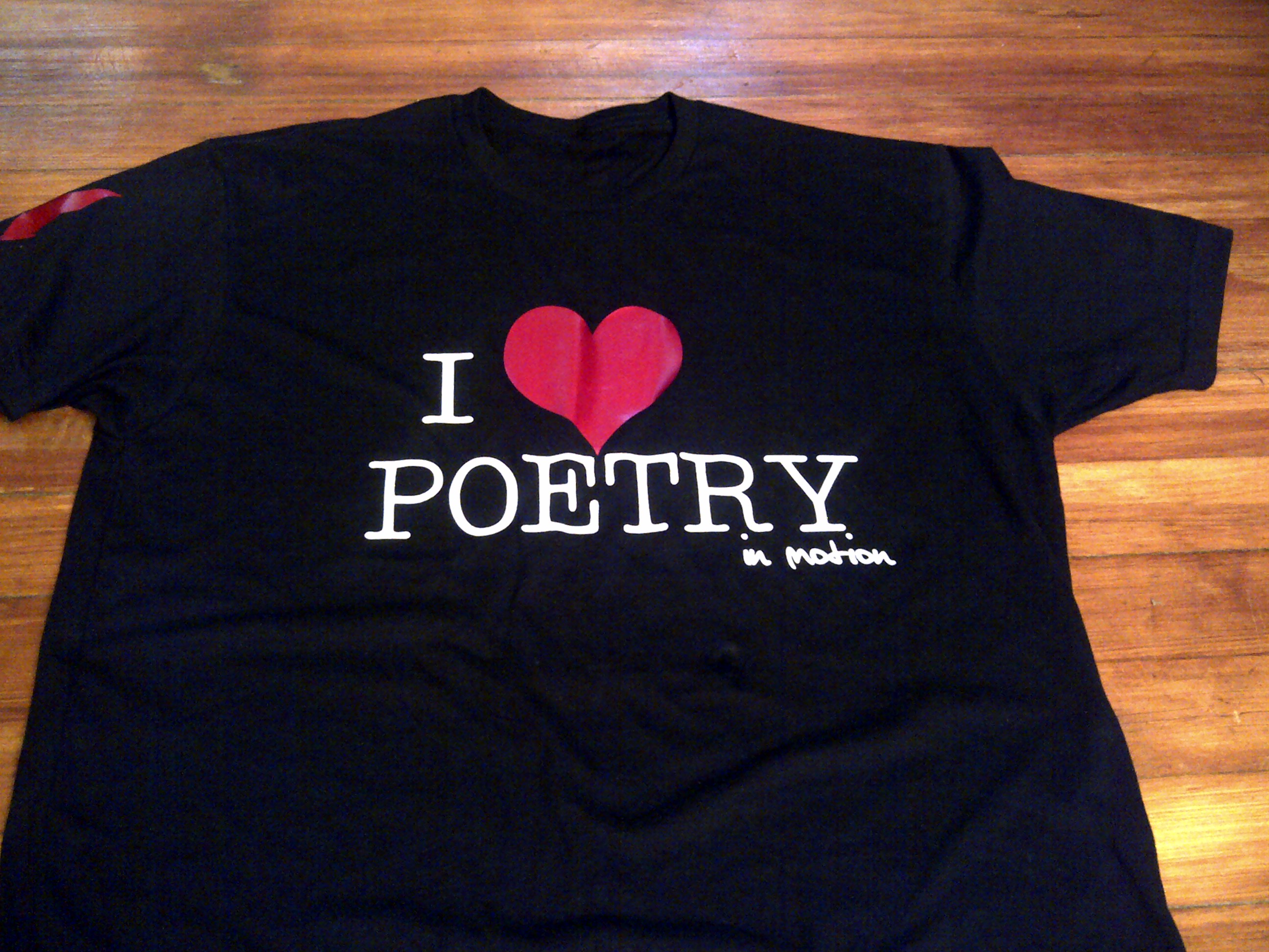 LOVE POETRY T SHIRT